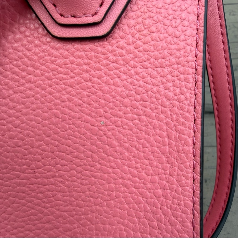Michael Kors Mercer Crossbody Bag Purse in Tea Rose Pink Leather - Picture 9 of 16